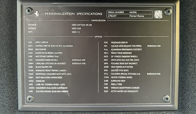 FERRARI ROMA 3.9 F1 dct pieno