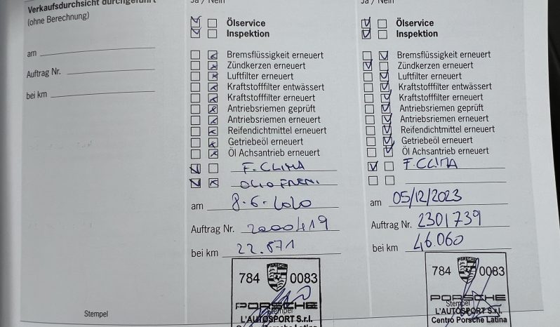 PORSCHE 991 CARRERA 4 pieno